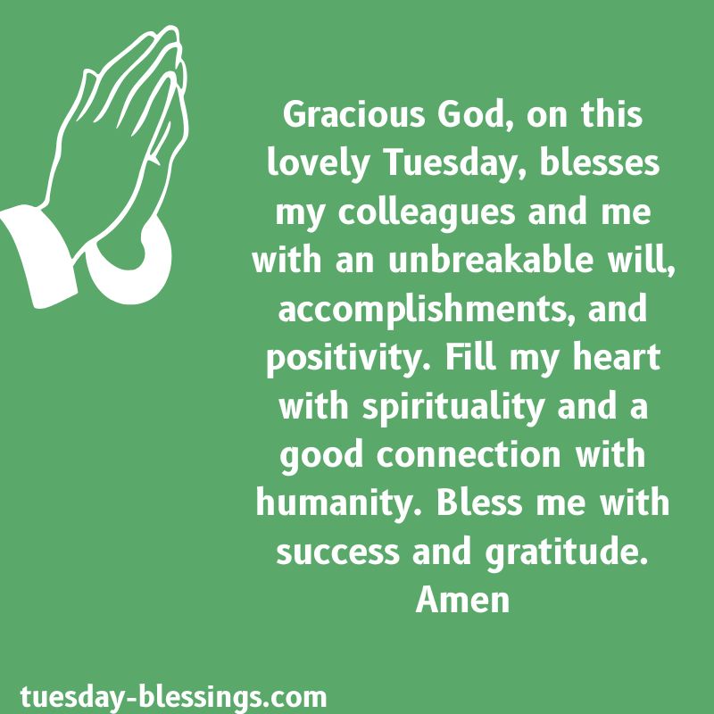 Tuesday Blessings and Prayers