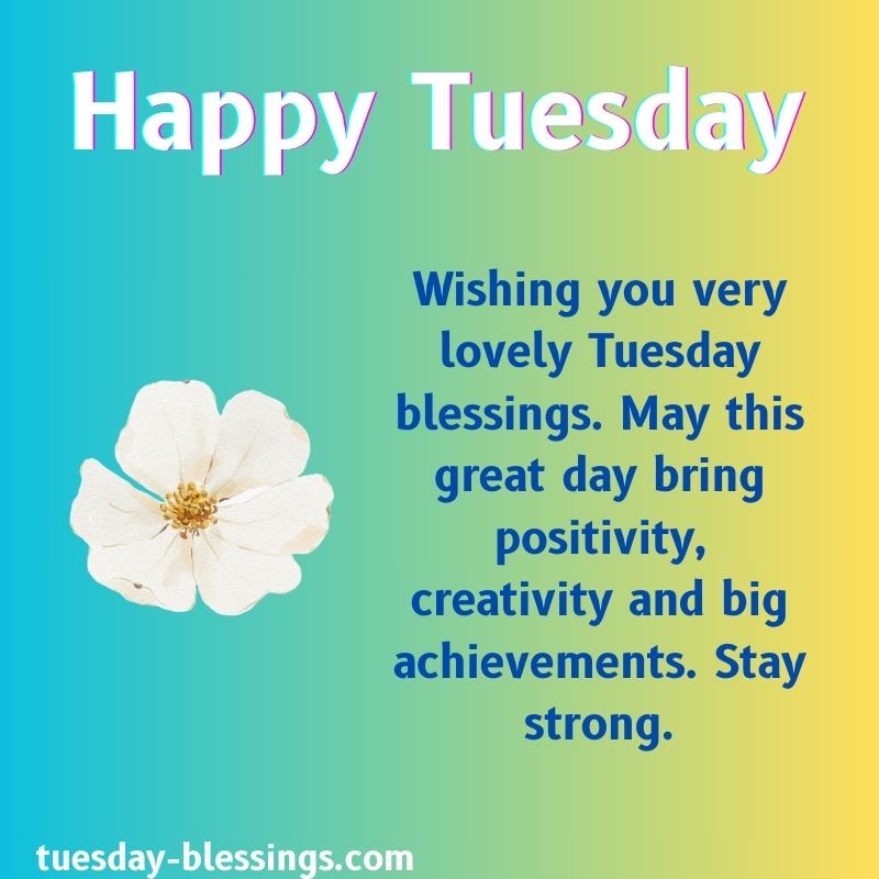 Tuesday Blessings Images