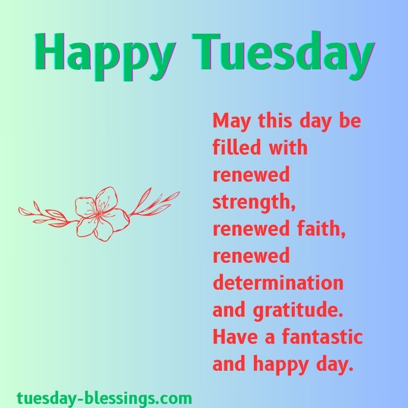 Tuesday Blessing Images