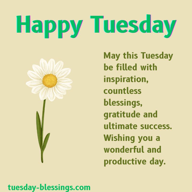 Tuesday Blessing Images