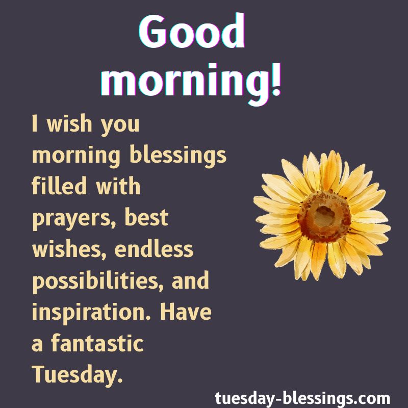 Tuesday Morning Blessings