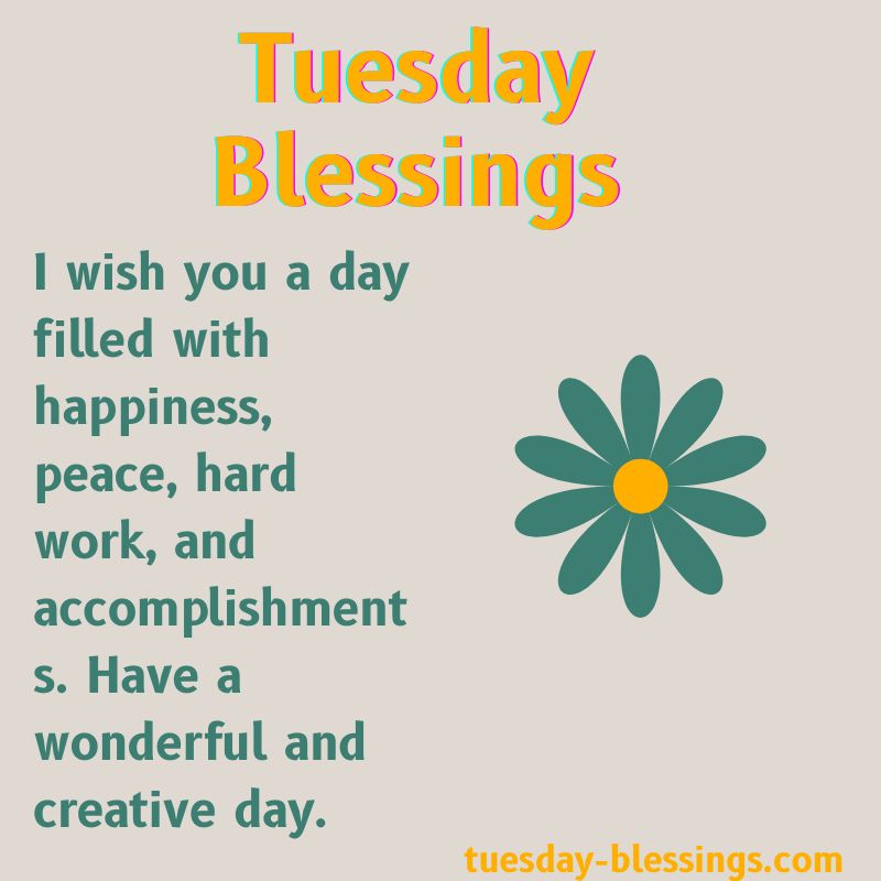 Tuesday Morning Blessings