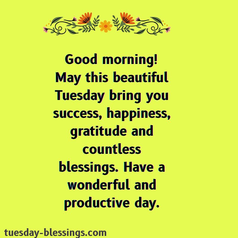 Tuesday Blessings