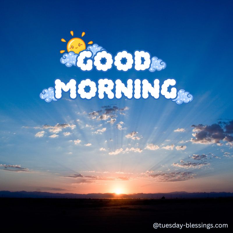 good morning tuesday blessings image and quote